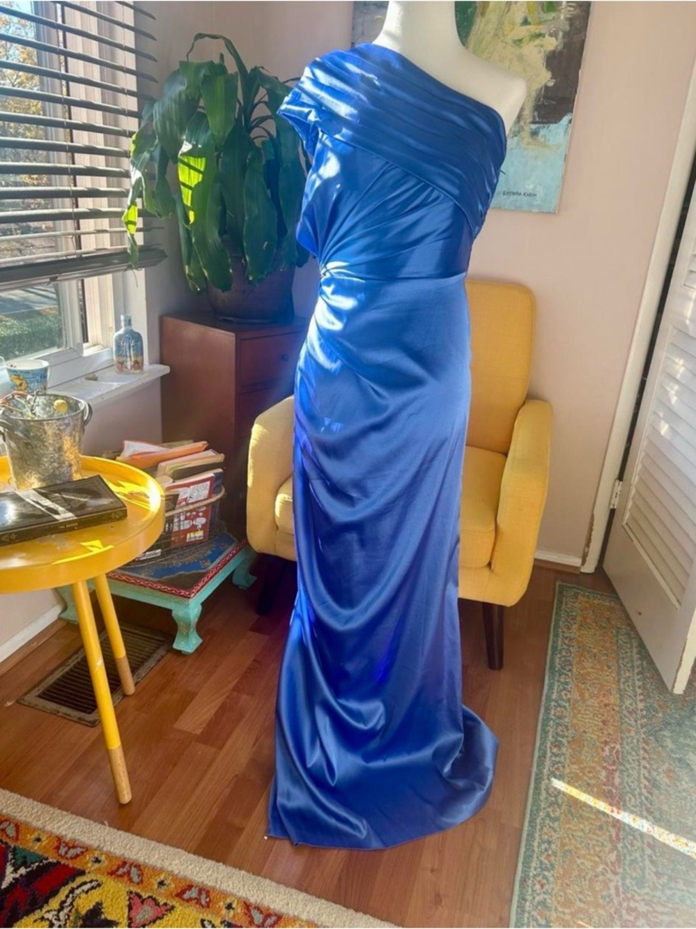 Adrianna Papell Periwinkle Evening Dress